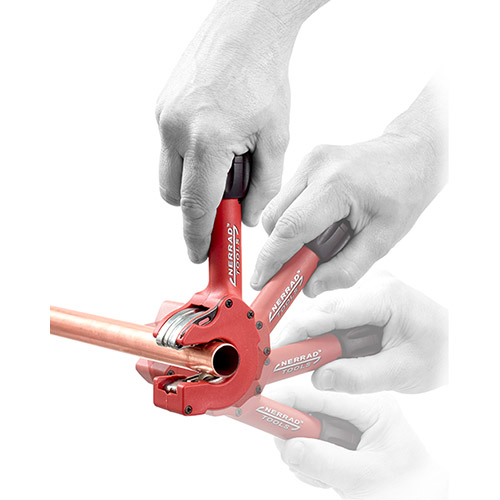 3 Rouge/noir 23 mm Nerrad outils Nt4023 réglable à cliquet Action en cuivre/inox Tube Cutter 